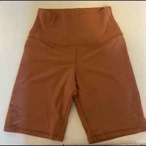 RSQ burnt orange biker shorts